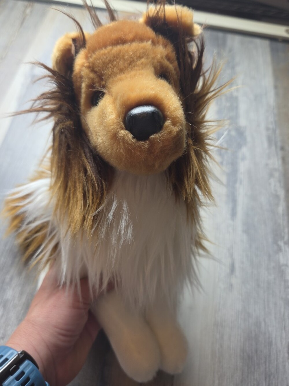Douglas Toys Plush Stuffie Cuddle Whispy Sheltie Shetland Dog Brown White
